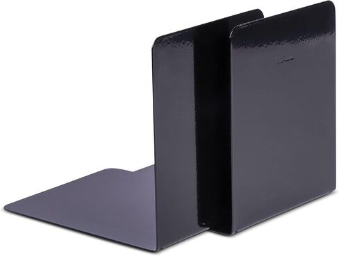 14 x 12 x 14 cm Metal Premium Magnetic Holding Book End - Black (Pack of 2) in Kuwait
