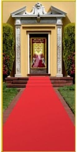 Red Polyester Carpet Runner Pack of 3 in Saudi Arabia