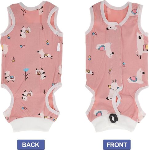 Cat Recovery Suit, Soft Breathable Cat Surgeries Suit, Cat Onesie for Cats After Surgeries, Prevents Licking Wounds, L, White in Kuwait