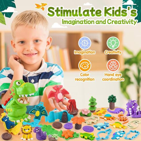 PLAY Clay Dough Set with Ice Cream Maker Machine/Noodle Maker/Banana Split Ice Cream Mold Kitchen Creations Arts Crafts Play Food Toys Tools Kit for Boys Girls Kids Toddlers Ages 3+ in Saudi Arabia