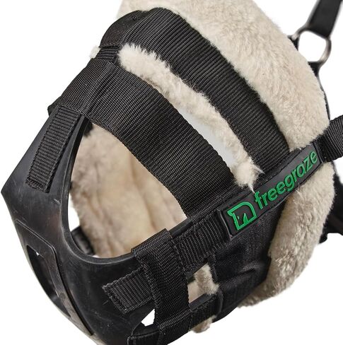 Shires FreeGraze Airflow Grazing Muzzle (Black, Full) in Saudi Arabia