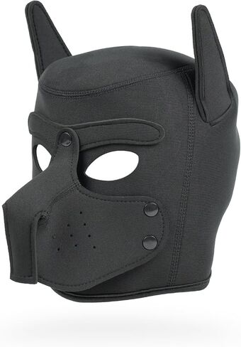 Neoprene Puppy Face Muzzle – Comfortable & Stylish Dog Mask (Black, one size) in Saudi Arabia
