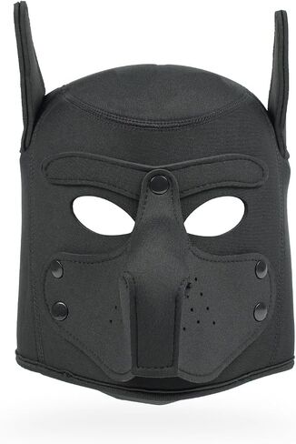 Neoprene Puppy Face Muzzle – Comfortable & Stylish Dog Mask (Black, one size) in Saudi Arabia