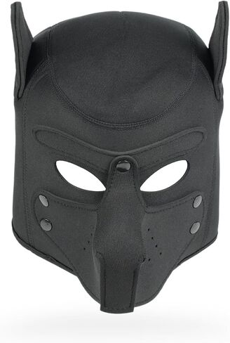 Neoprene Puppy Face Muzzle – Comfortable & Stylish Dog Mask (Black, one size) in Saudi Arabia
