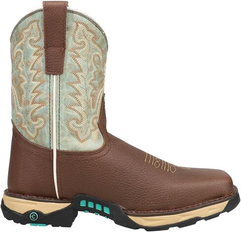 CORRAL LADIE'S BLACK HYDRO RESIST FARM&RANCH DUAL DENSITY SOLE SQ TOE, RUBBER SOLE, RANCHING W5000 in Saudi Arabia