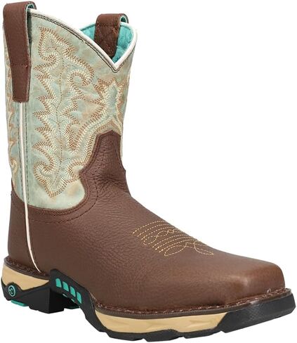 CORRAL LADIE'S BLACK HYDRO RESIST FARM&RANCH DUAL DENSITY SOLE SQ TOE, RUBBER SOLE, RANCHING W5000 in Saudi Arabia