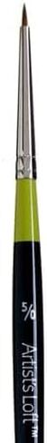 Golden Taklon Short Handle Spotter Brush by Artist's Loft Vienna - Paintbrush for Oil, Acrylic, and Watercolor Paint - 1 Pack in Saudi Arabia