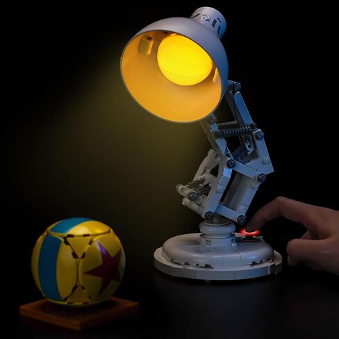 طقم مصباح LED تمت ترقيته متوافقة مع أفكار LEGO Disney Pixar Luxo JR ، والتحكم في اللمس متوافق مع LEGO 21357 (النموذج غير مدرج) in Kuwait