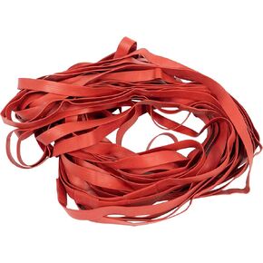 US Cargo Control Large Rubber Moving Bands - 42 Inch Unstretched - 84 Inch Fully Stretched - Red Moving Rubber Bands to Use as Packing Supplies for Moving - Includes 12 Big Rubber Band Straps