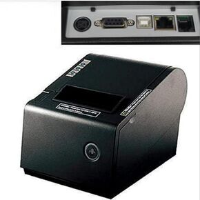 P-822d Thermal POS Receipt Printer, USB, Ethernet, Serial 3-in-1 Printer, cashdrawer Port.AUTO Cut, Supports ESC/POS Star Commands, Compatible with EPSON Star Micronic