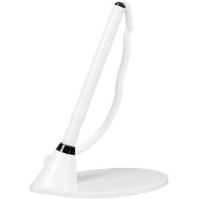 Workplace Counter Pen with Chain and Plastic Base Holder Elegant Signing Ballpoint for Offices Banks and Retail Stores Smooth Writing and Comfortable Grip