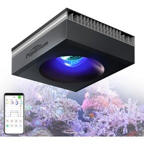 PopBloom RL90 Reef LED Light, 100W LED Aquarium Light Full Spectrum for 18 Inch to 24 Inch Fish Tank Reef Aquarium LED Light Saltwater Fish Tanks Reef Aquarium Lighting