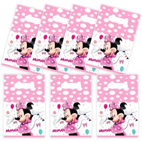 AQHOFSV 30 Pcs 30pcs Birthday Party Gift Bags, Cartoon ThemeCandy Goodie Treat Tote Bag for Birthday Party Supplies (pink2)