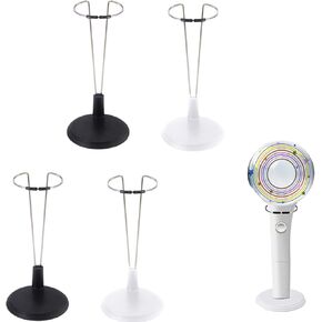 Stray Kids Lightstick Support ، 5.5inch-1.9inch Lightstick Stand ، ارجع إلى KPOP Lightsticks ، مرتين Lightstick ، ​​Skz Lightstick ، ​​Ateez الرسمي للضوء ، مجموعة من 4 قطع ، （2 أسود و 2 أبيض）