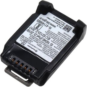 Replacement Battery for Zebra RS5100 RS6100,Fits Part No.BTRY-RS51-4MA-01 BT-000397 BT-000398 480mAh