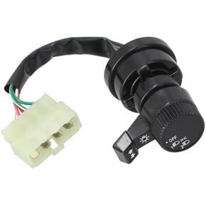 All States Black Push Button Manual Switch for Kioti Tractors CK20, CK25, CK27, CK30, CK35, DK35, DK40, DK45, DK50, DK55 (Replaces T4620-69025)