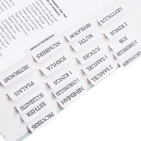 Bible Tabs, 72 Laminated Bible Tabs for Women and Men Study Bible, Easy to Read and Apply, Bible Index Tabs, Large Print Bible Book Tabs, Bible Study Supplies (Boho Theme)