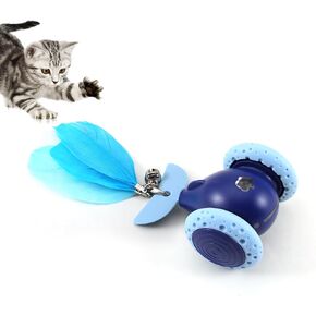 Interactive Cat Mouse Toy, Indoor Kitten Toys, Automatic Cat Wheel, Rechargeable
