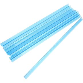 10pcs Transparent Tie Rod Clip Binder Bar Slide Binders A4 Document Clips