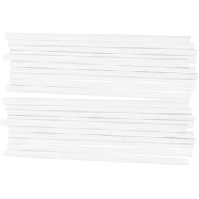 Gadpiparty 20pcs Transparent Slide Binder Document Folder Binding Bar for Office Reports and Presentations Plastic Organization for School and Home Use