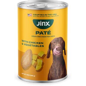 Jinx Chicken & Vegetables Recipe Grain-Free Wet Dog Food, 13-oz can, case of 12