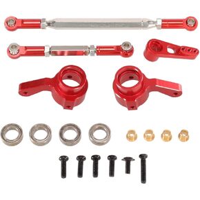 Compatible with 1/12 MN168 New99S MN82 MN78 D90 D91 D96 MN99S RC Car Accessories Metal Steering Rod Servo Arm Steering Cup(Silver)