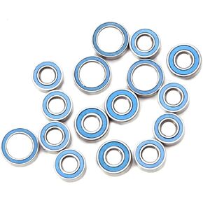 RC Spare Part for Tamiya for TT02 TT-02 TT02D TT-02D 1/10 RC Car Upgrades Parts 16PCS Rubber Sealed Ball Bearing Kit RC Car Modified Accessories