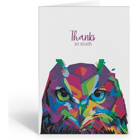 Stonehouse Collection | Artistic Tiger Note Cards | Colorful Wildlife Greeting Cards | 10 Card in a Pack | 4.25 x 5.5 (Tiger)