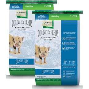 Nutrena Country Feeds Mini Pig Feed 16% Pellet 50 Pounds