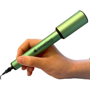 Professional Vacuum Pickup Pen for Diamond Painting. Lightweight, Rechargeable with 2 Different Tips(Angled and Straight), Aluminum Body and up to 10 Hours of Battery Life. No Wax, no Cables, no Mess.