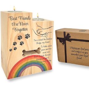 Candle Holder Dog Memorial Gifts for Loss of Dog, Pet Memorial Gifts for Dogs, Dog Passing Away Gifts, Dog Bereavement Gift