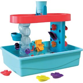 Chuckle & Roar - Tabletop Water Table - Outdoor Fun for Preschoolers - Toys and Splash Tools Included - Ages 3 and Up