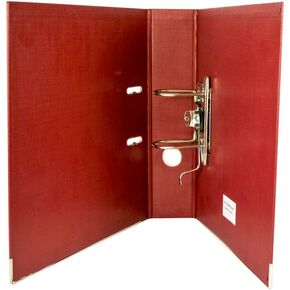 Lever Arch 2-Ring Binders; U.S. Letter Size; for 2 3/4" (7 cm) Center-to-Center (cc) Paper Punches (Not for A4 Documents with 8 cm cc Spacing) (25 Unassembled Binders, Gray)