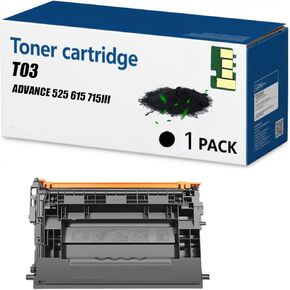 T03 Toner Cartridge Compatible for Canon Advance 525 615 715III Printers, 51,000 Pages Black 2Packs