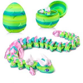 3D Printed Dragon Eggs with Dragon Inside,3D Printed Animals Toys,Fidget Toys,Figurine Decor