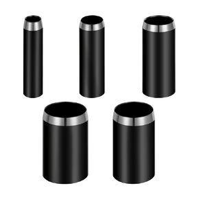5 Pcs Leather Circle Cutter Tool Set, Round Hole Punch, Metal Hollow Punch Kit Cutting Dies Crafting Tools for DIY Craft, Leather, Fabric, Paper, Belts and Watch Bands (5 Sizes)