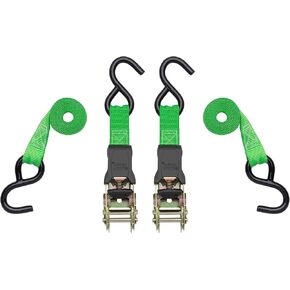 أشرطة السقاطة من SmartStraps - سقاطة مبطنة GRN بطول 6 أقدام 2 قطعة 1500 رطل، أخضر -SMAR138