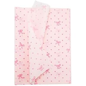 100 Sheet Bow Wrapping Tissue Paper 14"x20" Recyclable Packaging Bag for Wedding Birthday Showers Art Craft Party Favor Decoration