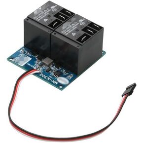 1PCS High Power 30A Electronic Module 1CH 2CH 12V 24V PWM Relay Switch Remote Control On-Off Switches for DIY RC Models Drone Parts (Color : 2CH)