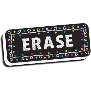 Ashley Productions Magnetic Whiteboard Eraser, Chalk Loops, 2" x 5"