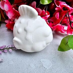 Cute Puffer Fish 3.75" Ceramic Bisque Ready to Paint Pottery