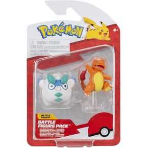 Pokémon Battle Figure 2 Pack (Galarian Darumaka & Charmander #5) W19