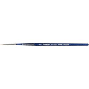 Escoda Optimo Series 1210 Artist Watercolor & Acrylic Short Handle Paint Brush, Pure Kolinsky, Round, Size 10