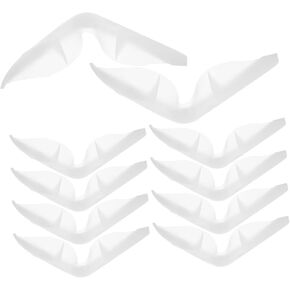 Tofficu 10pcs Nose Bridge Bars for Masks Self-Adhesive -Fog Cushion Strips and Flexible for Comfort and Relief from Pressure