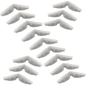 DOITOOL 20pcs Mask Fog Nose Bridge Strip Comfortable Nose Pads for Glasses Silicone Strip
