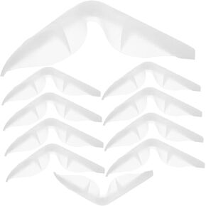 Artibetter 10pcs قضبان جسر الأنف للأقنعة شرائط الأنف الشريط على الوجهين - وسادات لتناسب مرنة وتصميم مريح