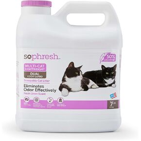 So Phresh Multi-Cat Lightweight Dual Odor Guard Litter, 7 lbs.