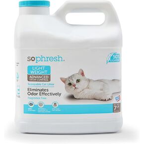 So Phresh Lightweight Advanced Odor Control Cat Litter, 7 lbs.