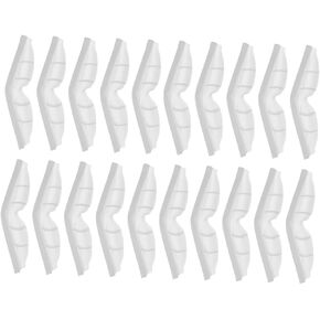 DOITOOL 20pcs Mask Nose Bridge Strip Protection Strip Seal Nose Cushion Silicone Eyeglasses Pads