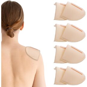4pairs Shoulder Pads for Women,Set-in Shoulder Pads,1.5cm/0.6inch Thickening Breathable Sponge Pad for Men Blazer Clothes Sewing Accessories